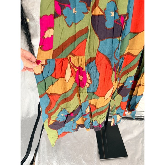 Easel Sage Teal Wide Leg Casual Pants with Pockets Sz L 0071 - Picture 4 of 4